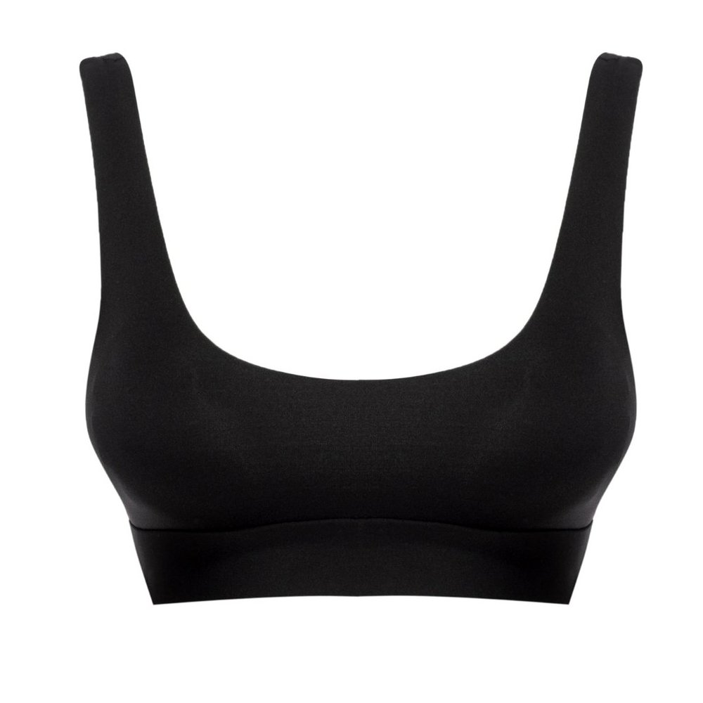 NWT Monday Swimwear Jamaica top in black, small